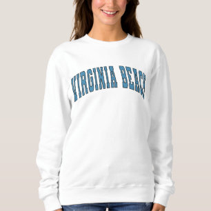 Virginia Beach Vintage Varsity College Style Sweat