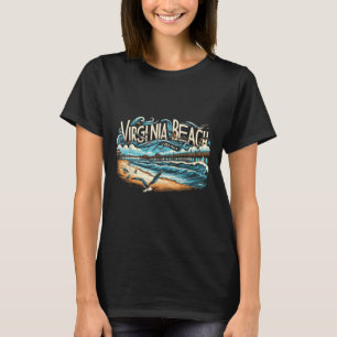Virginia Beach Virginia Travel Summer Family Vacat T-Shirt