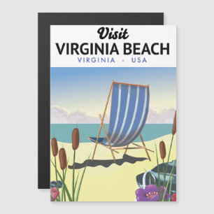 Virginia Beach Virginia USA travel poster