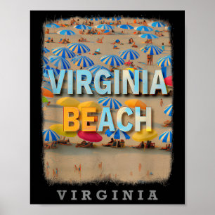 Virginia Beach Virginia Va Coastal Bliss Sd490 Poster