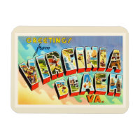 Virginia Beach Virginia VA Vintage Travel Postcard