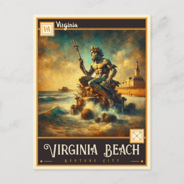 Virginia Beach, Virginia | Vintage Postcard (Front)