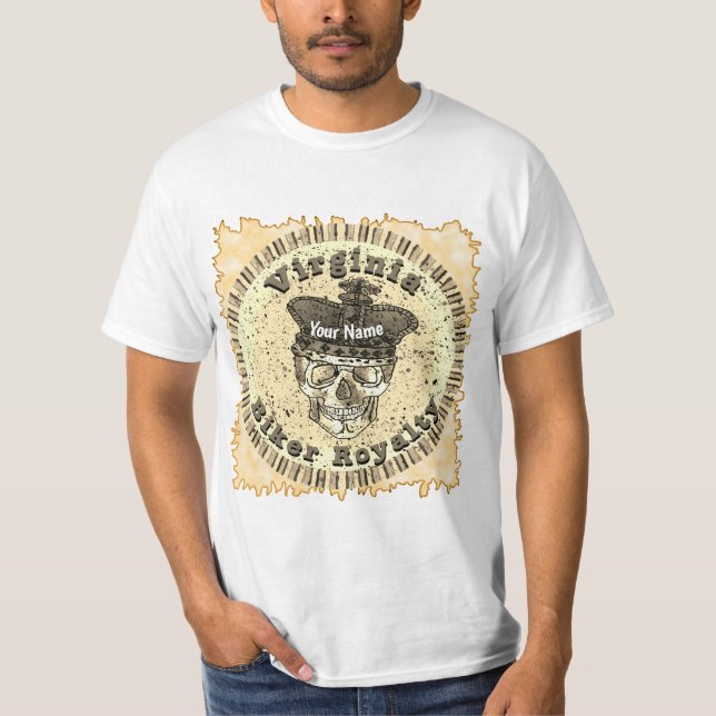 Virginia Biker  T-Shirt (Front)