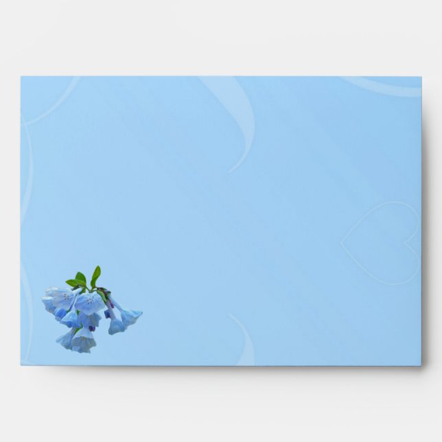 Virginia Bluebells Debut Congratulations Envelope (Front)