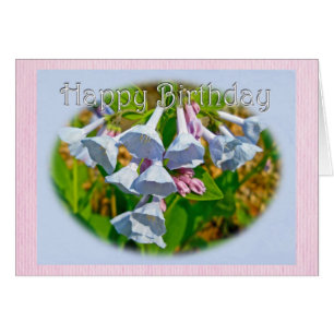 Virginia Bluebells Joyeux Anniversaire Coordonné