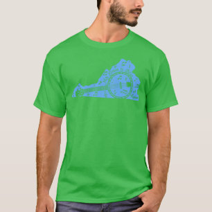 Virginia Bluegrass My Grass is Blue Appalachian Mo T-Shirt