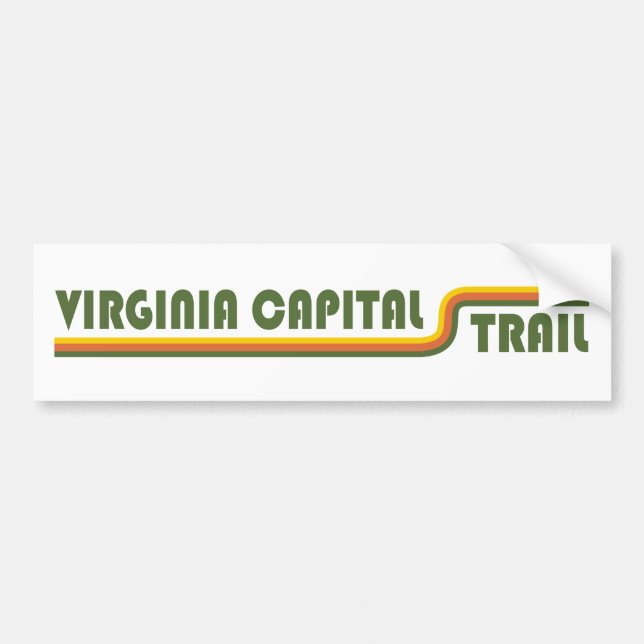  Virginia Capital Trail Bumper Sticker (Front)