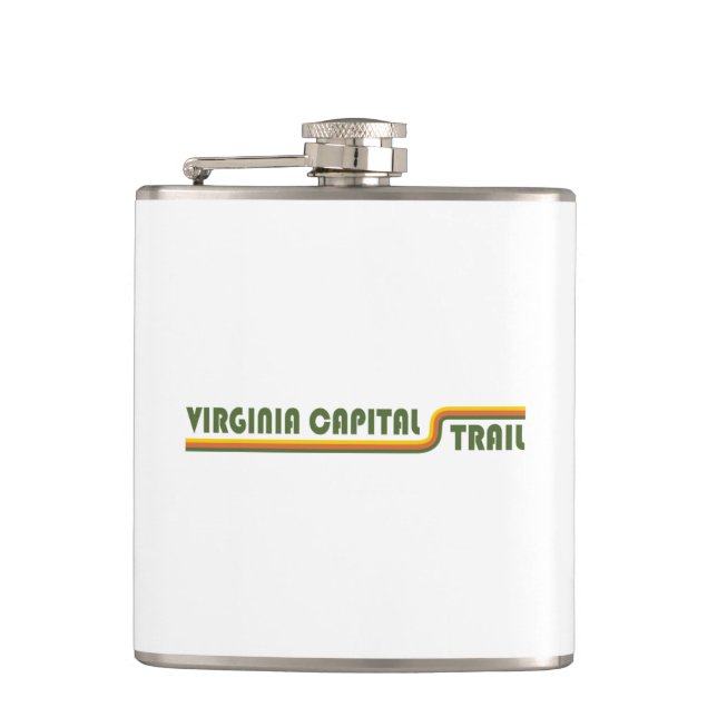 Virginia Capital Trail Hip Flask (Front)