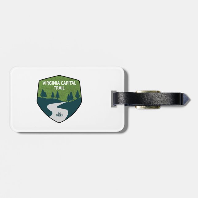 Virginia Capital Trail Luggage Tag (Back Horizontal)