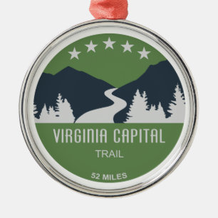 Virginia Capital Trail Metal Ornament