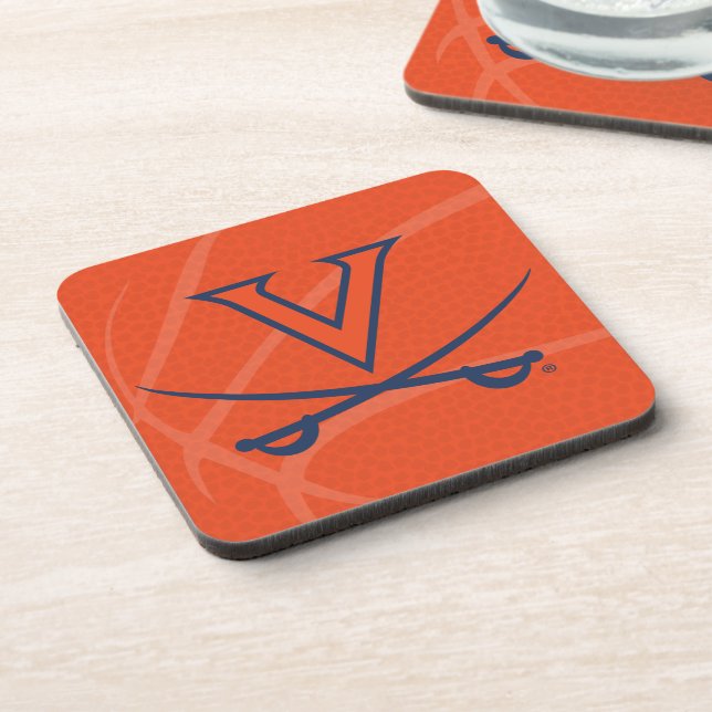 Virginia Cavaliers Basketball Coaster (Left Side)