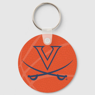Virginia Cavaliers Basketball Keychain