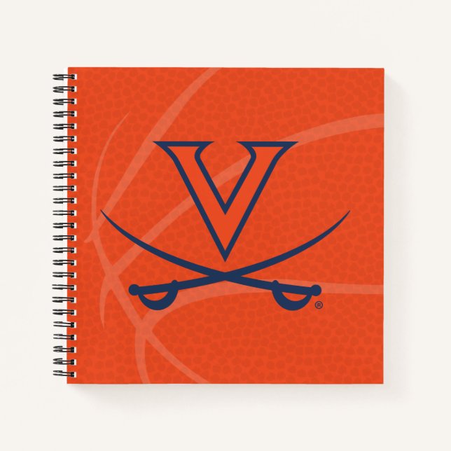 Virginia Cavaliers Basketball Notebook (Front)