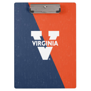 Virginia Cavaliers Color Block Distressed Clipboard