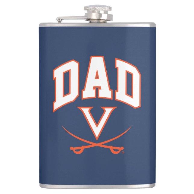 Virginia Cavaliers Dad Hip Flask (Front)