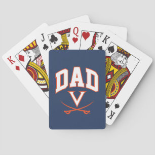 Virginia Cavaliers Dad Playing Cards