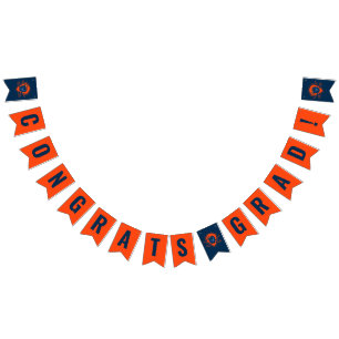 Virginia Cavaliers Graduate Bunting Flags