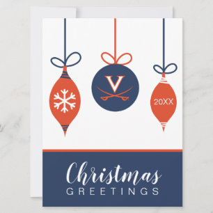 Virginia Cavaliers   Holiday Card
