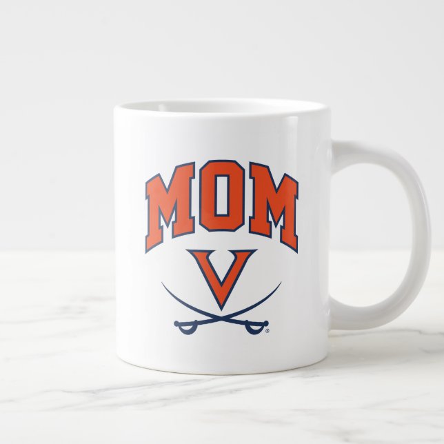 Virginia Cavaliers Mom Large Coffee Mug (Right)