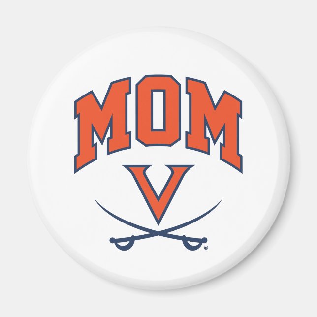 Virginia Cavaliers Mom Magnet (Front)
