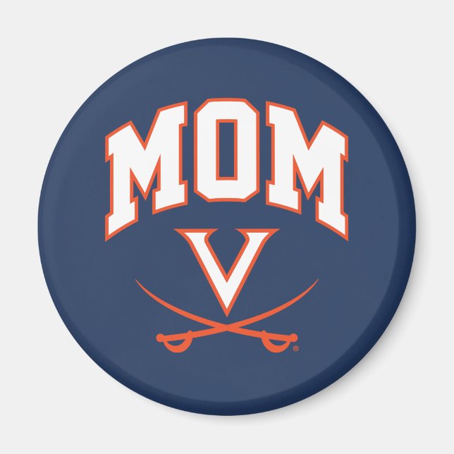 Virginia Cavaliers Mom Magnet (Front)