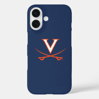 Virginia Cavaliers V Swords | Orange iPhone 16 Case
