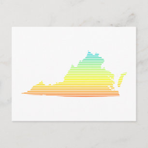 virginia chill fade postcard