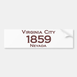 Virginia City Bumper Sticker