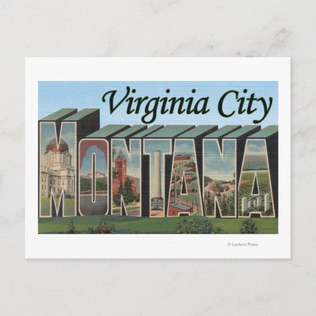Virginia City, Montana Postcard (Front)