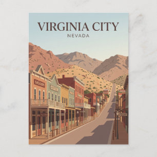 Virginia City Nevada Postcard