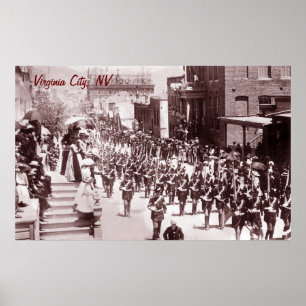 Virginia City Parade Vintage Poster
