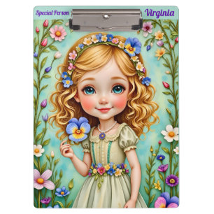 VIRGINIA ~ Cute Girl ~ Clipboard