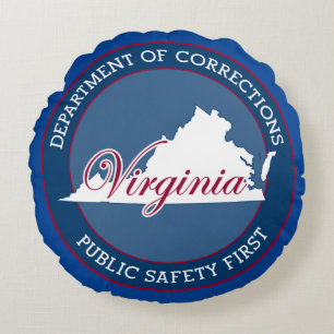 Virginia Department of Corrections Round Pillow