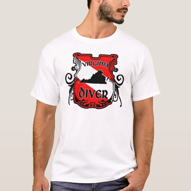 Virginia Diver T-Shirt (Front)