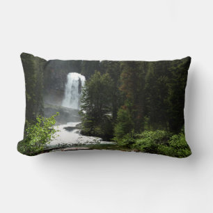Virginia Falls at Glacier National Park Lumbar Pillow