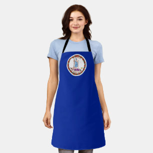 Virginia flag apron