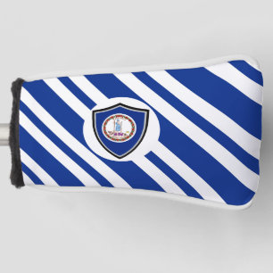 Virginia flag golf head cover