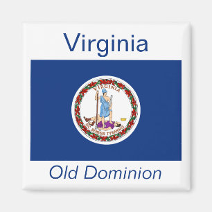 Virginia Flag Magnet