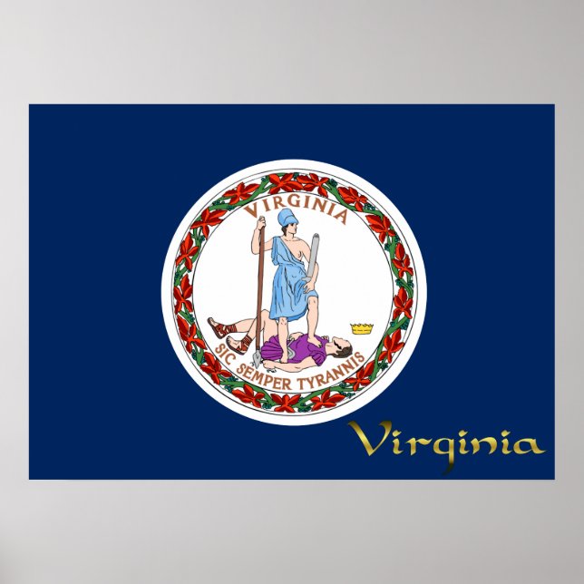 Virginia flag poster (Front)