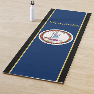 Virginia flag yoga mat