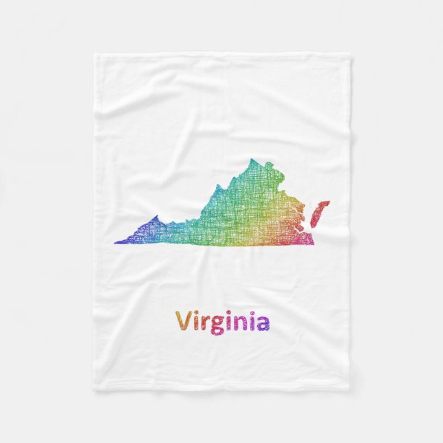 Virginia Fleece Blanket (Front)