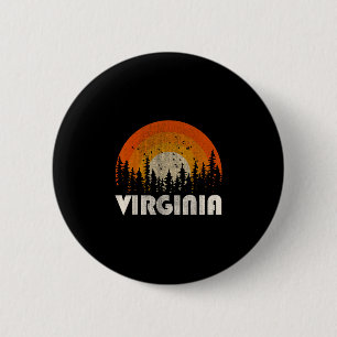 Virginia - funny nature vintage hiking 60s 70s 80s 2 inch round button