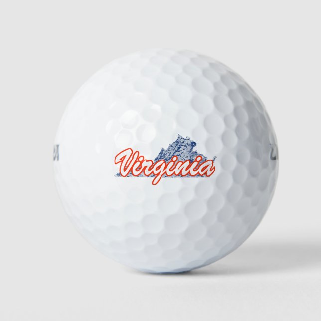 Virginia Golf Balls (Front)