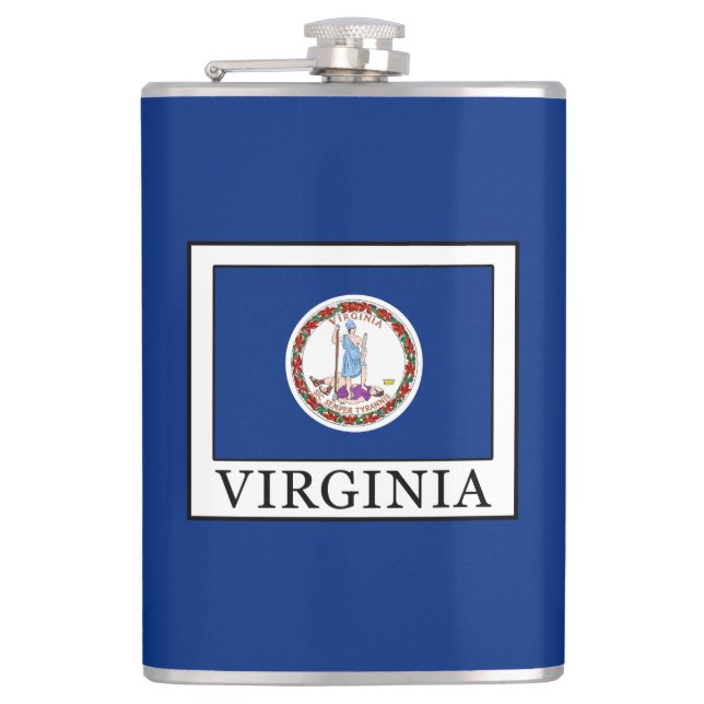 Virginia Hip Flask (Front)