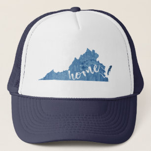 Virginia Home Wood Grain Trucker Hat