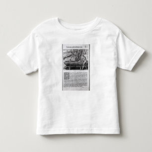 Virginia Indians making dugout boats Toddler T-shirt