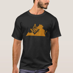 Virginia Masons Grand Lodge Af&am Freemason Father T-Shirt