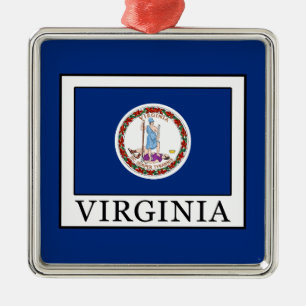 Virginia Metal Ornament