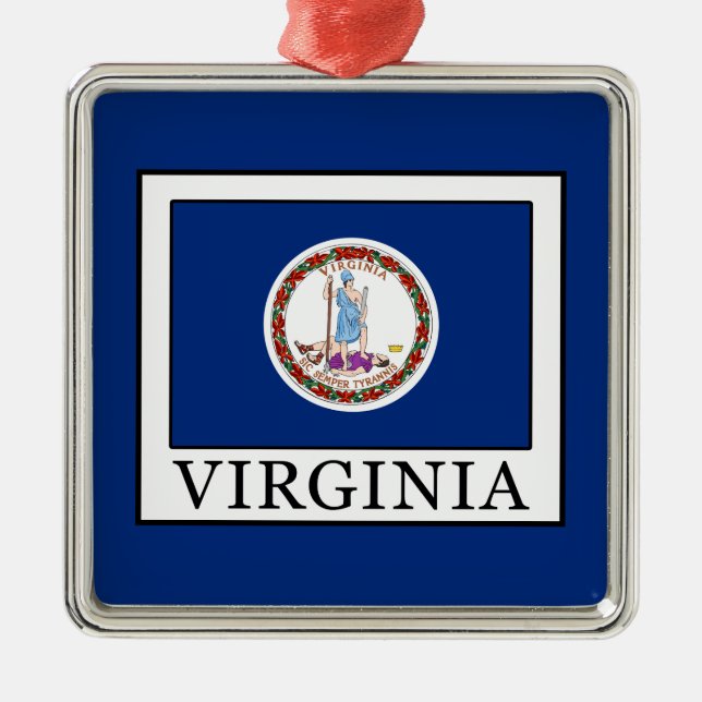 Virginia Metal Ornament (Front)