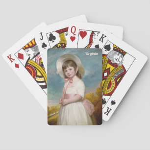 VIRGINIA ~ MISS JULIANA WILLOUGHBY George Romney Playing Cards